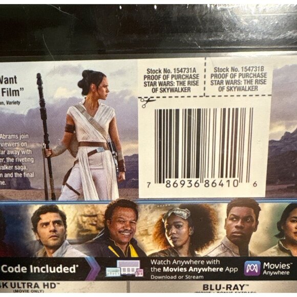Star Wars The Rise Of Skywalker 4K Ultra HD Blu-Ray Digital Ultimate Collectors - Picture 5 of 5